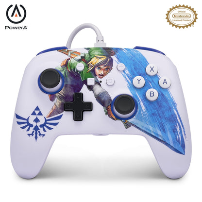 POWER A Enhanced Wired Controller 1526548-01 Master Sword Attack, NSW