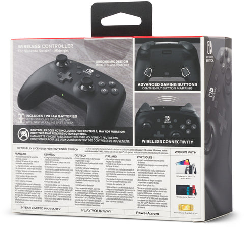 POWER A Wireless Controller NSW NSGP0009-01 Midnight