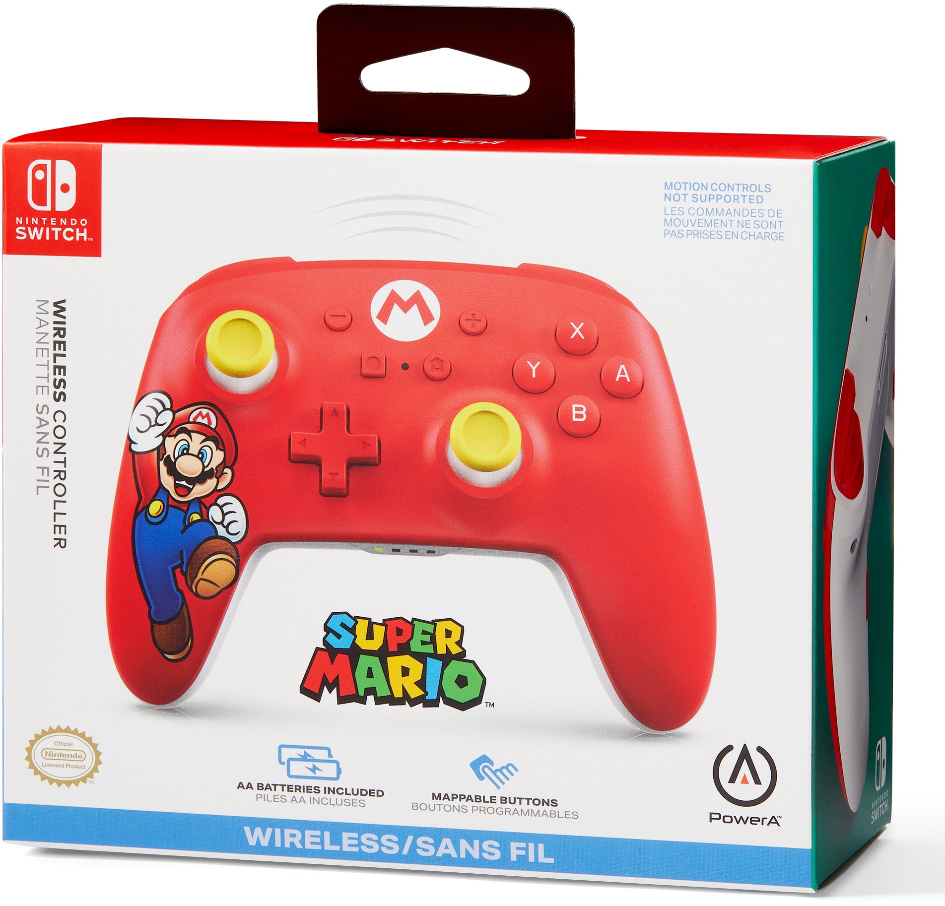 POWER A Wireless Controller NSW NSGP0012-01 Mario