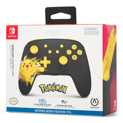 POWER A Wireless Controller NSW NSGP0016-01 Pikachu Ecstatic