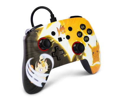 POWER A Enhanced Wired Controller NSGP0039-02 Pokémon,Pikachu Meowth,NSW