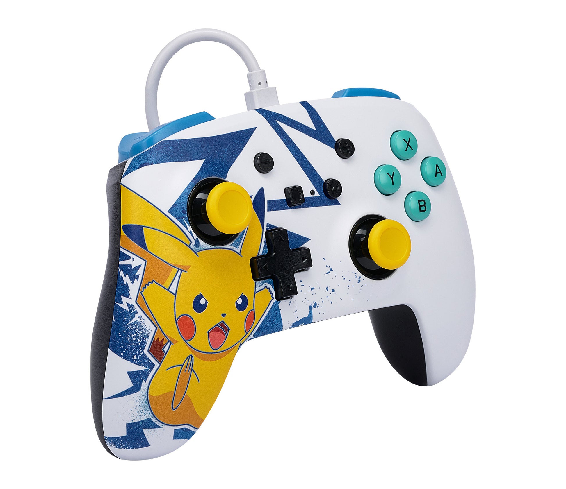 POWER A Enhanced Wired Controller NSGP0041-01 Pikachu High Voltage, NSW