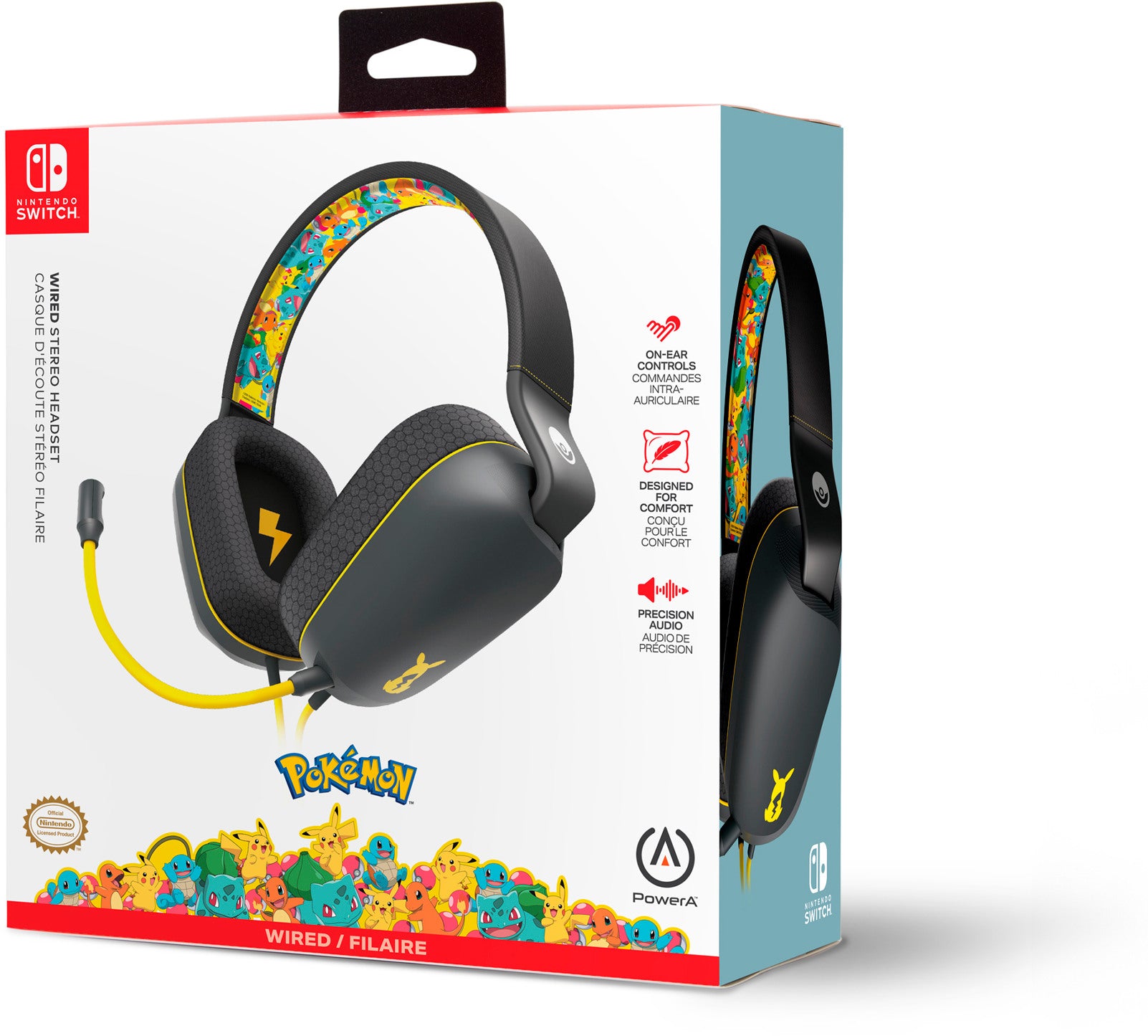 POWER A Wired Headset Pokemon NSHS0139-01 NSW