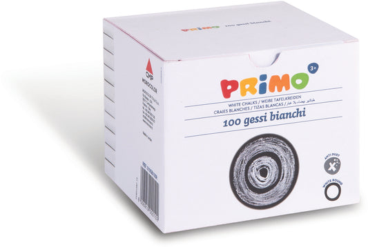 PRIMO Kreide rund 010GB100R weiss,rund staubfrei 100 Stück