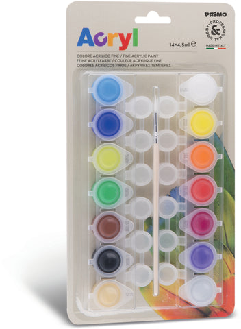 PRIMO Acrylfarbe 14x4.5ml Bli 161TA14BL