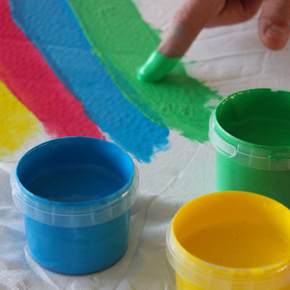 PRIMO Fingermalfarbe 6x100g 228TXD100SP textil