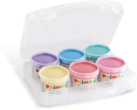 PRIMO Fingermalfarben 6x100g 229TPD100SP perl