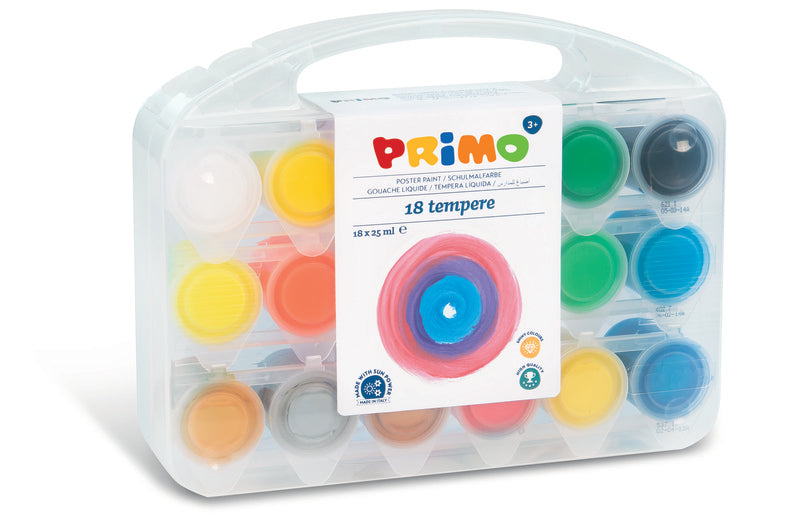 PRIMO Temperafarben 258TB18FMP 18x25ml, Box