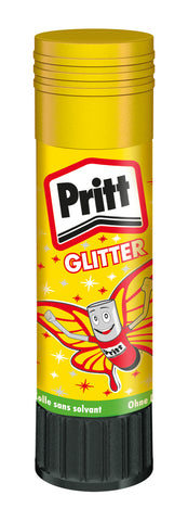 PRITT Klebestift Glitter 20g 900249 pink, rot, gelb