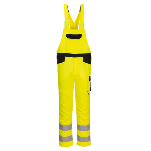 Portwest PW244 Hose – Gelb/Schwarz – strapazierfähige Arbeitshose