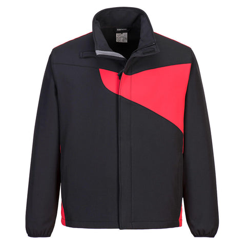 Portwest PW271 Arbeitsjacke – Schwarz/rot – robust & funktional