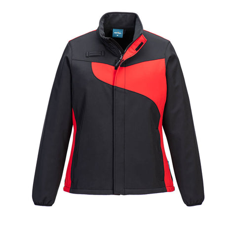 Portwest PW278 Arbeitsjacke – Schwarz/rot – robust & funktional