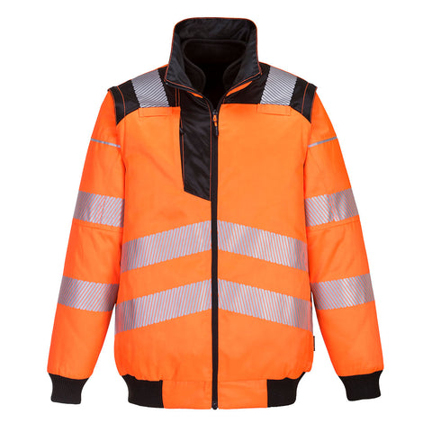 Portwest PW302 Arbeitsjacke – Orange/Schwarz – robust & funktional