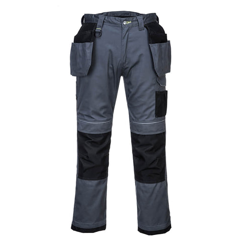 Portwest PW305 Hose – ZoomGrau/Schwarz – strapazierfähige Arbeitshose