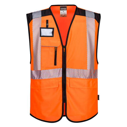 Portwest PW309 Arbeitsjacke – Orange/Schwarz – robust & funktional