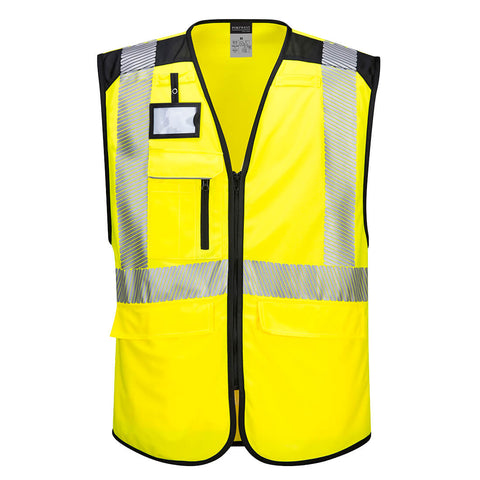 Portwest PW309 Arbeitsjacke – Gelb/Schwarz – robust & funktional