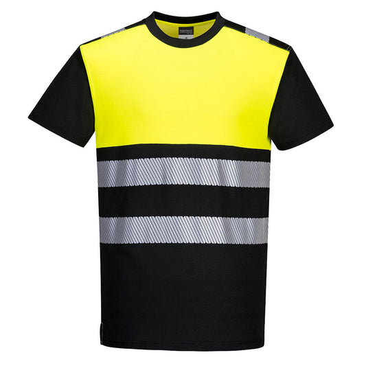 Portwest PW311 Shirt – Schwarz/Gelb – bequem & funktional
