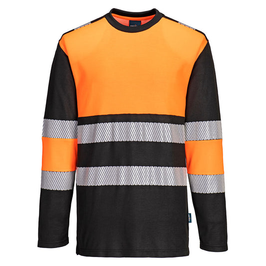 Portwest PW312 Shirt – Orange/Schwarz – bequem & funktional