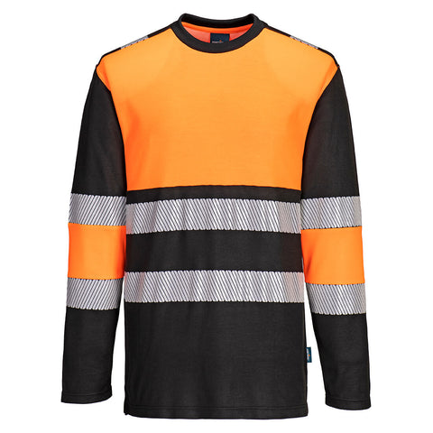 Portwest PW312 Shirt – Orange/Schwarz – bequem & funktional