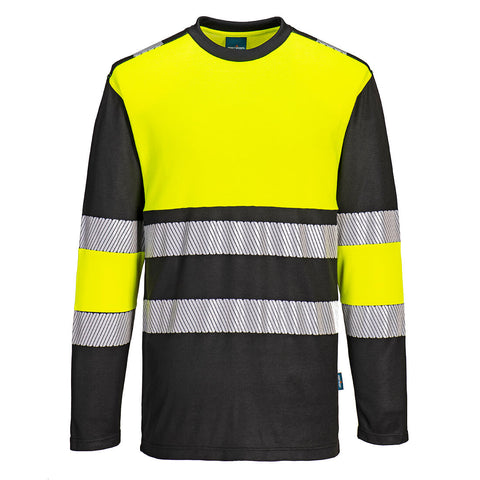 Portwest PW312 Shirt – Gelb/Schwarz – bequem & funktional