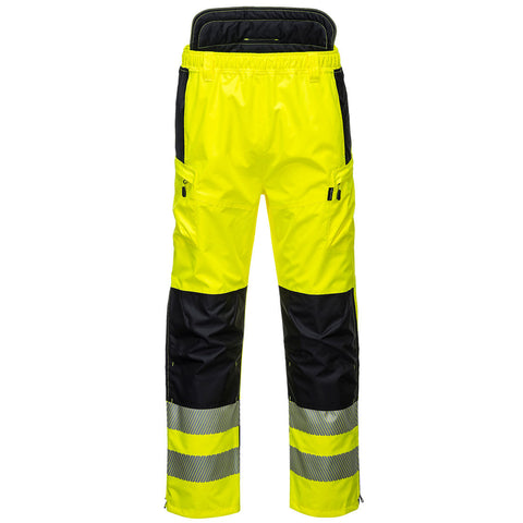 Portwest PW342 Hose – Gelb/Schwarz – strapazierfähige Arbeitshose