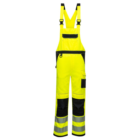 Portwest PW344 Hose – Gelb/Schwarz – strapazierfähige Arbeitshose