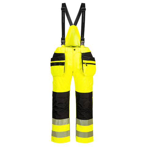Portwest PW356 Hose – Gelb/Schwarz – strapazierfähige Arbeitshose