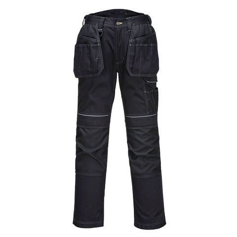 Portwest PW357 Hose – Schwarz – strapazierfähige Arbeitshose