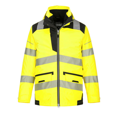 Portwest PW367 Arbeitsjacke – Gelb/Schwarz – robust & funktional