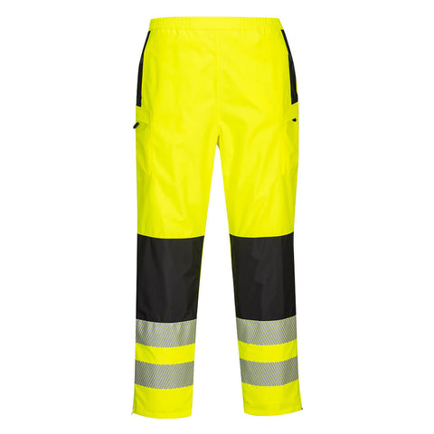 Portwest PW386 Hose – Gelb/Schwarz – strapazierfähige Arbeitshose