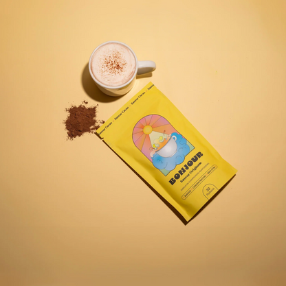 Bonjour – Оригінальний еліксир з грибів | Легко кофеїновий • 2200mg адаптогенів • Веганський • Виготовлено у Франції 🇫🇷