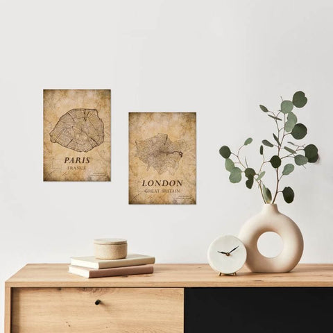 Enjoy The Wood - Custom City Map Poster - 🗺️  Personalize Your Home Decor