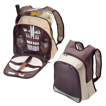 Picknickrucksack "Meadow", dunkelbraun
