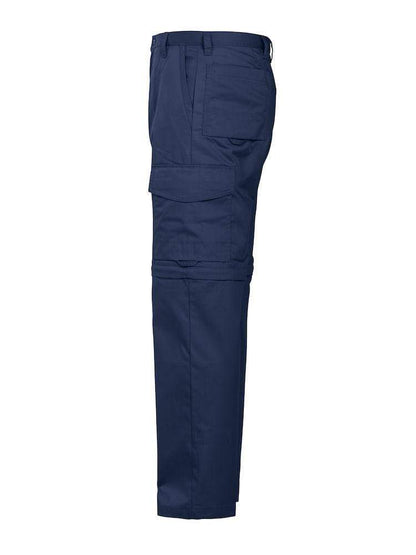 Projob Herren Arbeitshose mit Zip Off Hosenbeine gerader Schnitt