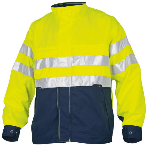 Projob Herren Gefütterte Warnschutz-Jacke EN ISO 20471 Klasse 3