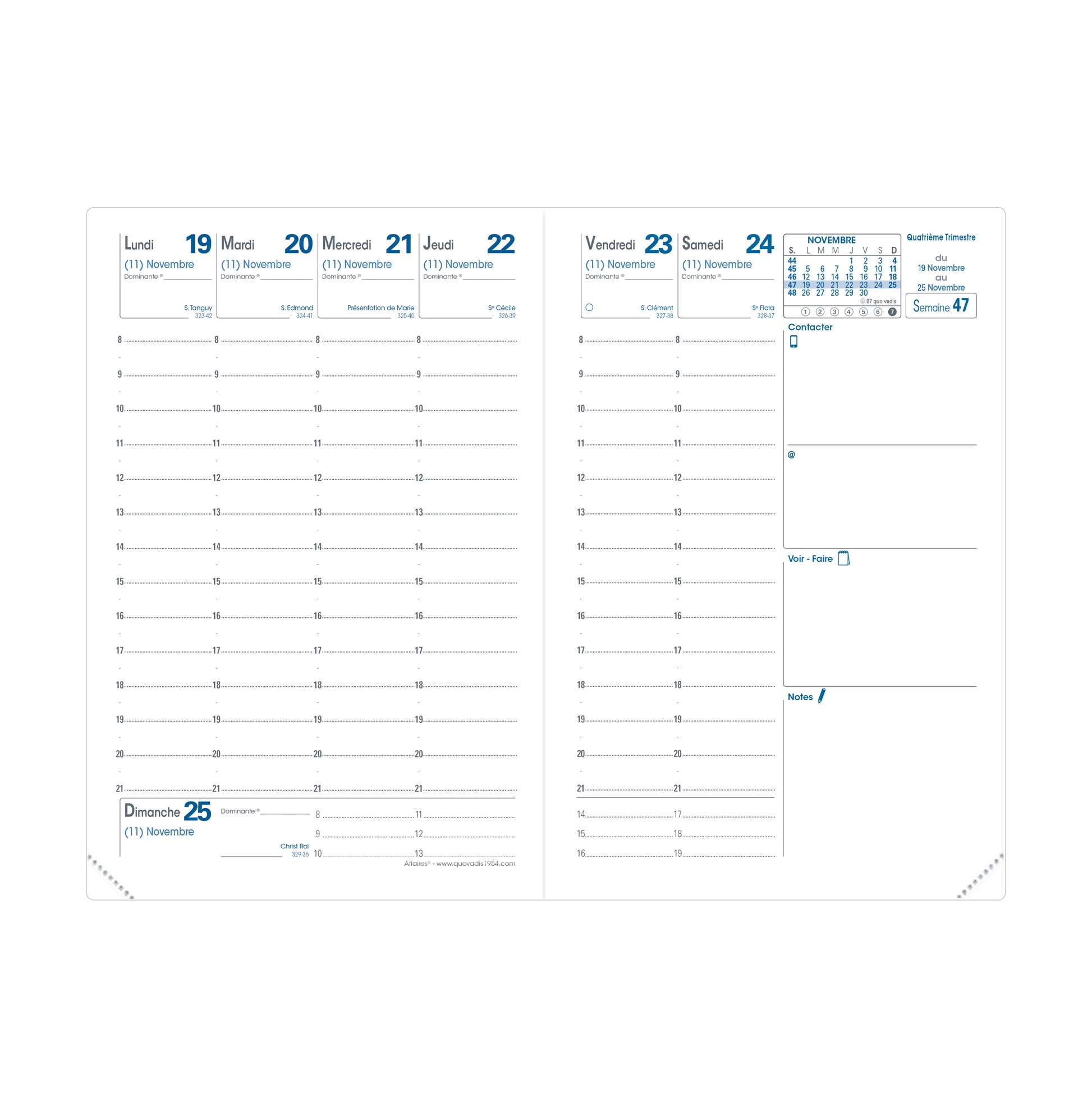 QUO-VADIS Ersatzinhalt+ Affaires 2025 004015Q 1W/2S Impala/Club 10x15cm