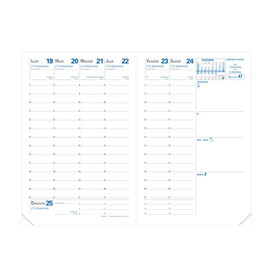 QUO-VADIS Ersatzinhalt+ Affaires 2025 004015Q 1W/2S Impala/Club 10x15cm