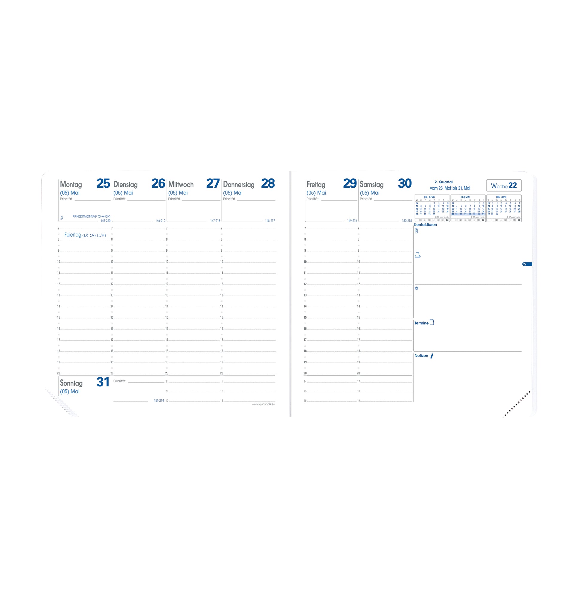 QUO-VADIS Ersatzinhalt Executif 2025 014004Q 1W/2S Impala/Club DE 16x16cm