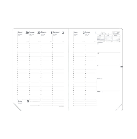 QUO-VADIS Ersatzinhalt Minister 2025 015006Q 1W/2S Impala/Soho 16x27cm