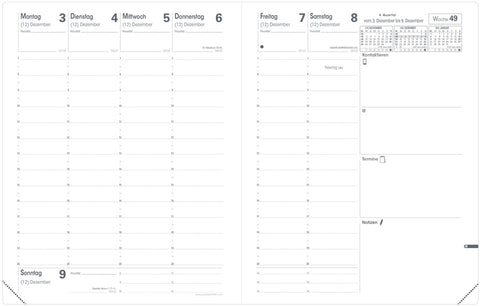 QUO-VADIS Ersatzinhalt Pre777 2025 016006Q 1W/2S, 21x27cm 21x27cm