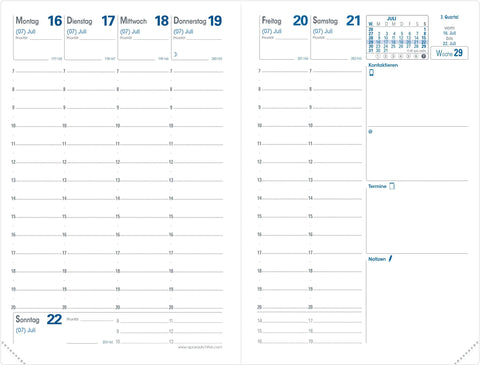 QUO-VADIS Akademiker vz Club 25/26 028855Q 1W/2S 13M himbeer DE 10x15cm