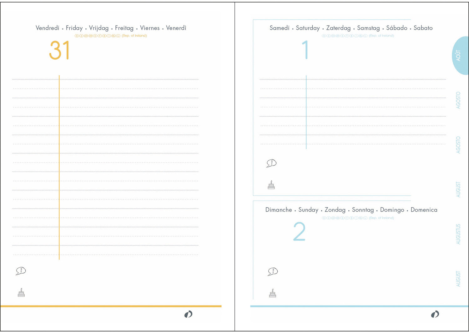 QUO-VADIS Eurotextagenda Schildkr. 25/26 1282524Q 1T/1S 12M ML 12x17cm