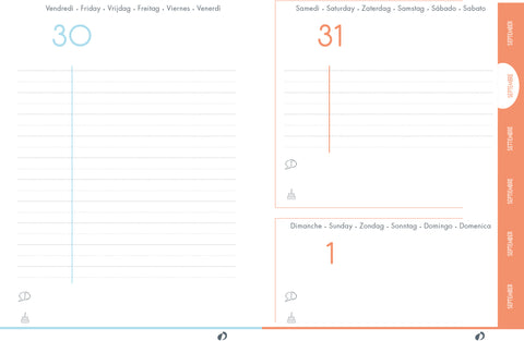 QUO-VADIS Eurotextagenda Creamanga 26/27 1282597Q 1T/1S 12M Duo ML 12x17cm