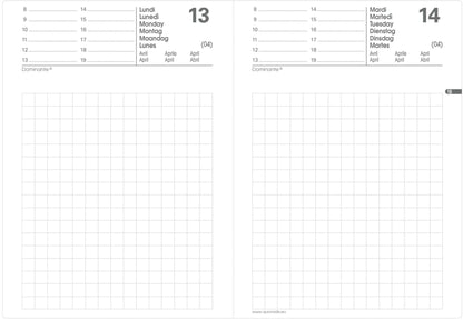 QUO-VADIS Agenda Impala Maor 2025 283027Q 1T/1S schwarz ML 8.5x13cm