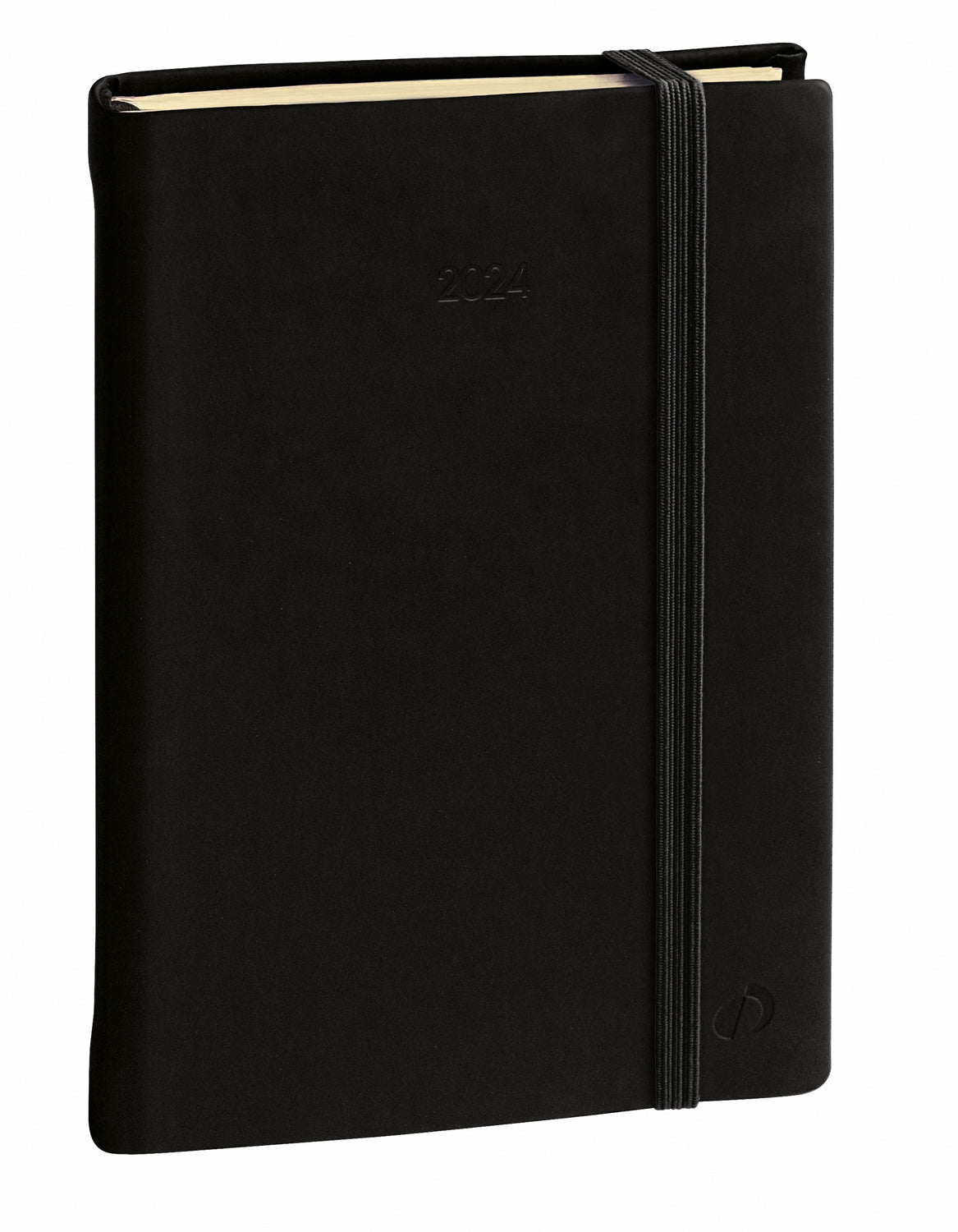 QUO-VADIS Agenda Silk Aff.Prest. 2025 285961Q 1W/2S schwarz ML 10x15cm