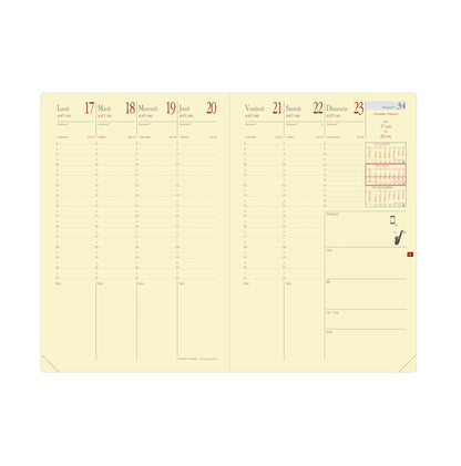 QUO-VADIS Ersatzinhalt Mini.Pres. 2025 286014Q 1W/2S Soho/Silk FR 16x24cm