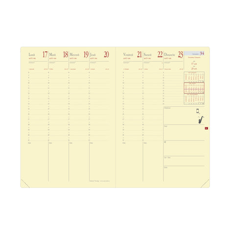 QUO-VADIS Ersatzinhalt Mini.Pres. 2025 286014Q 1W/2S Soho/Silk FR 16x24cm