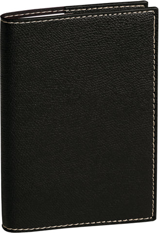 QUO-VADIS Texthebdo Club 25/26 296036Q 1W/2S 12M schwarz DE 16x24cm