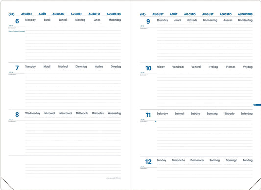 QUO-VADIS Texthebdo 29 Impala 24/25 548004Q 12M, ass., ml 21x29.7cm