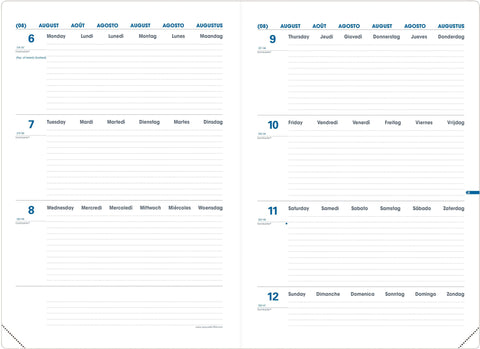 QUO-VADIS Texthebdo 29 Impala 24/25 548004Q 12M, ass., ml 21x29.7cm